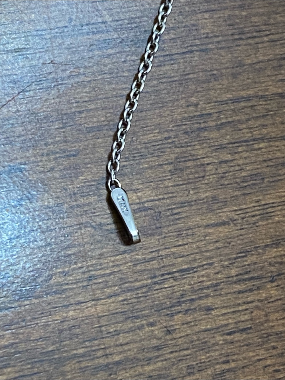 Choker Sized Sterling Silver Dainty Chain - Picture 3 of 4